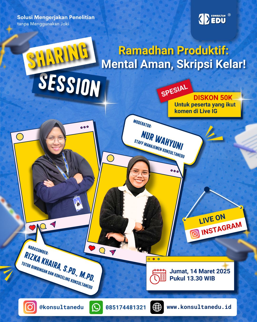 Ramadhan Produktif: Mental Aman, Skripsi Kelar