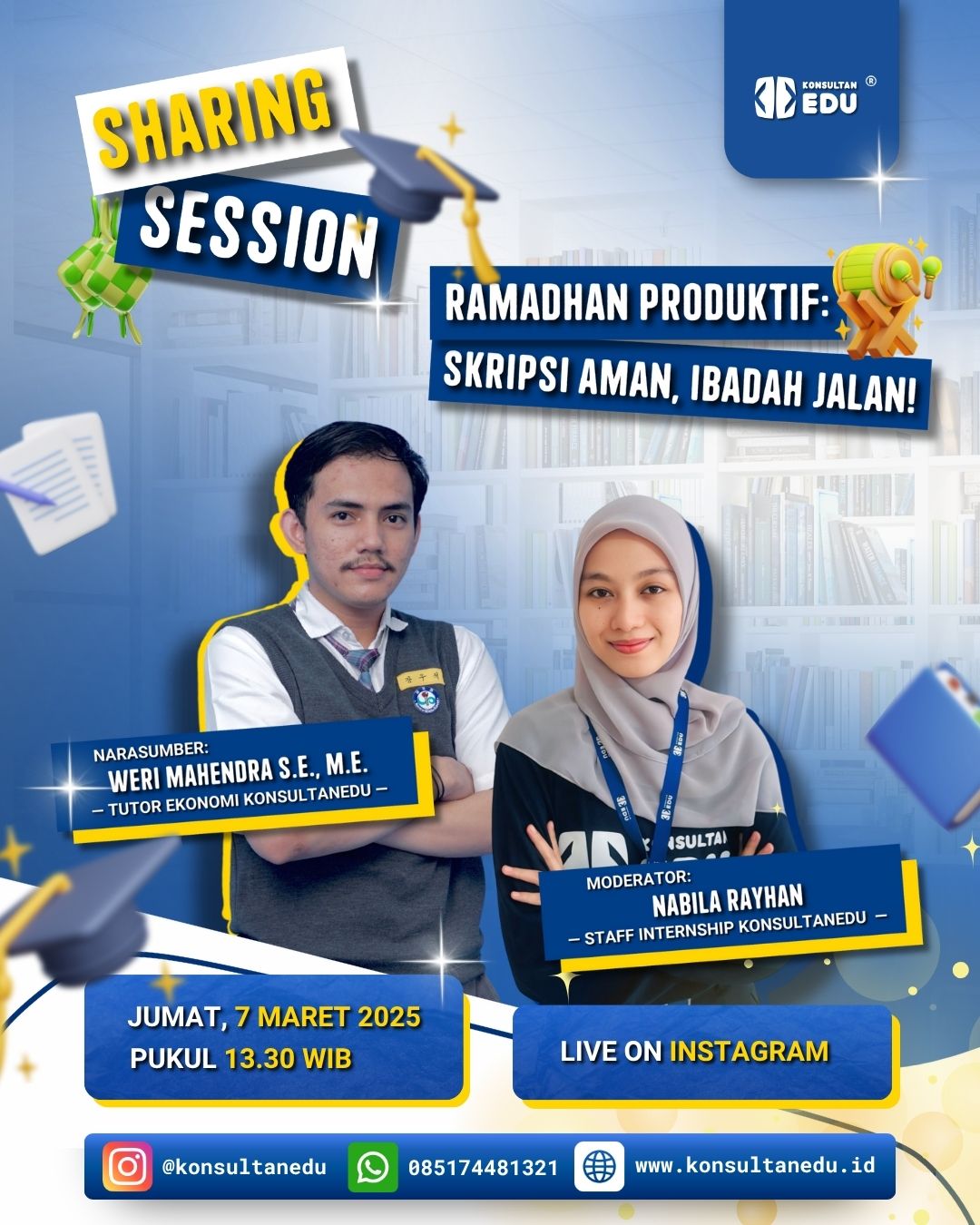 Ramadhan Produktif: Skripsi Aman, Ibadah Jalan
