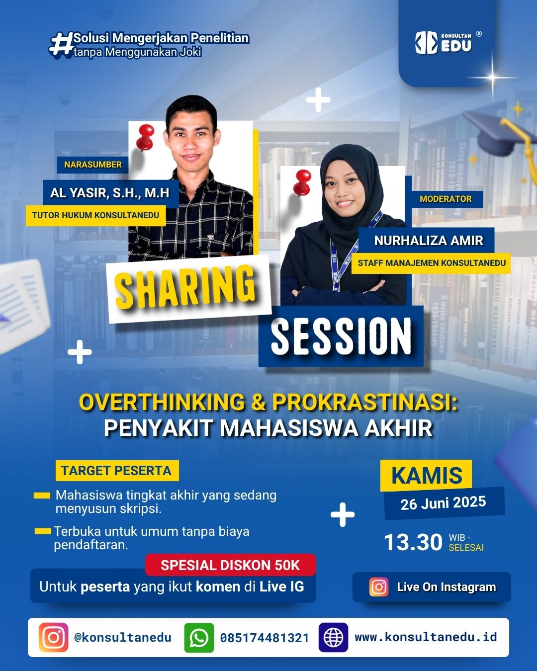Overthinking & Prokrastinasi: Penyakit Mahasiswa Akhir