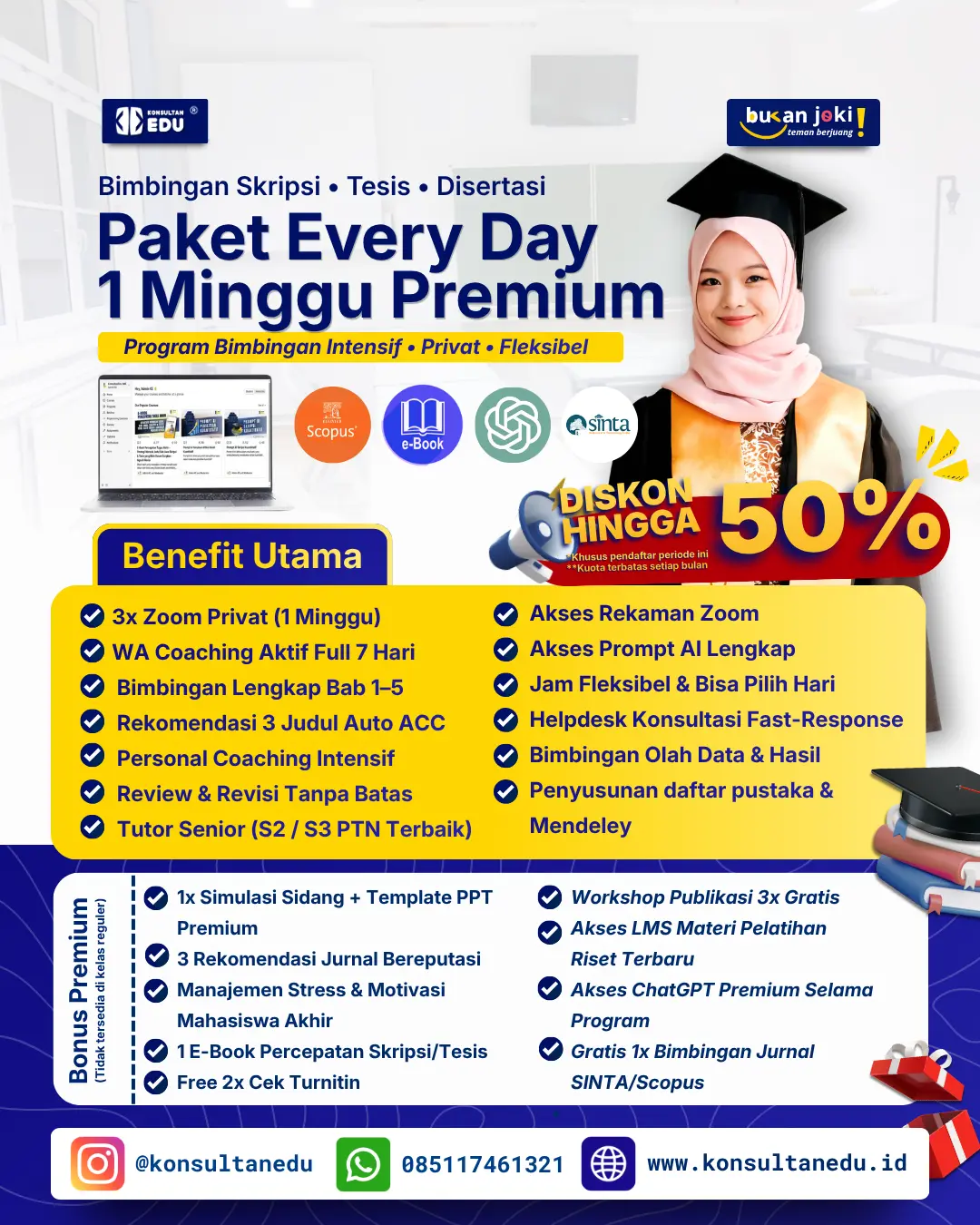 Promo Kelas Everyday Premium (1 Minggu)