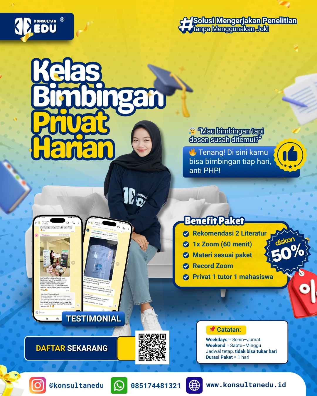 Promo Kelas Bimbingan Privat Harian