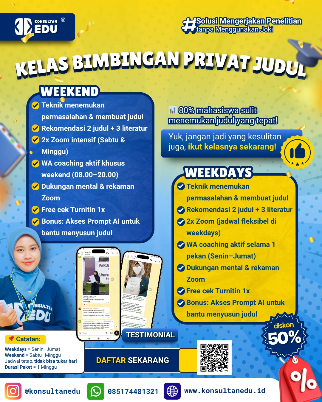 Promo Kelas Bimbingan Privat Judul