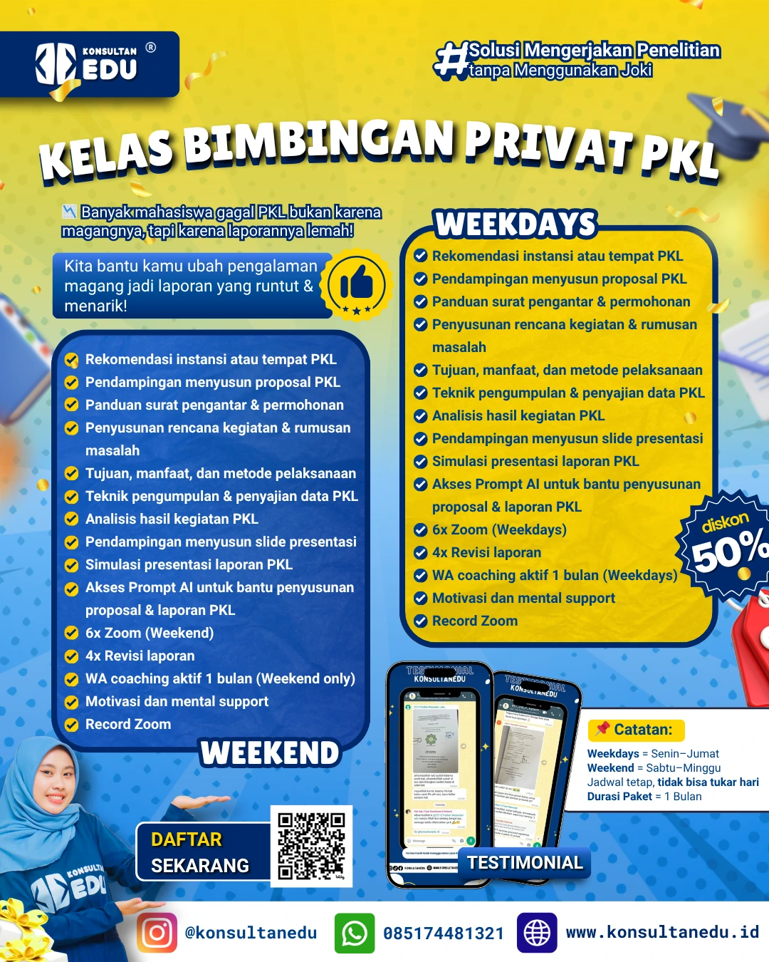 Promo Kelas Bimbingan Privat PKL