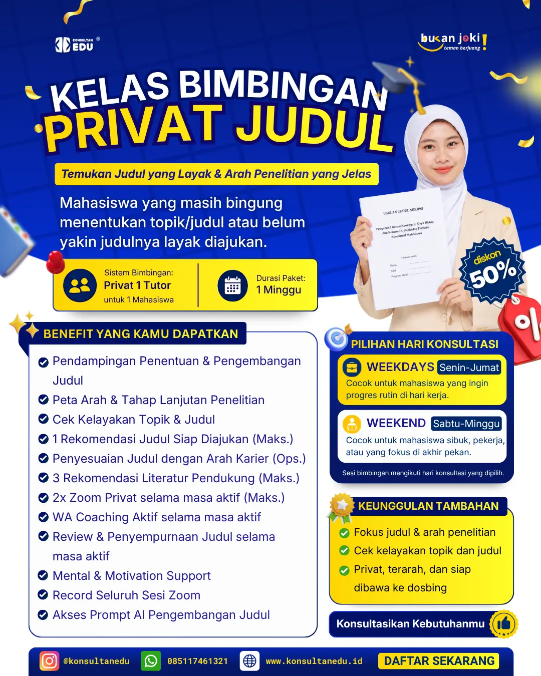Promo Kelas Bimbingan Privat Judul