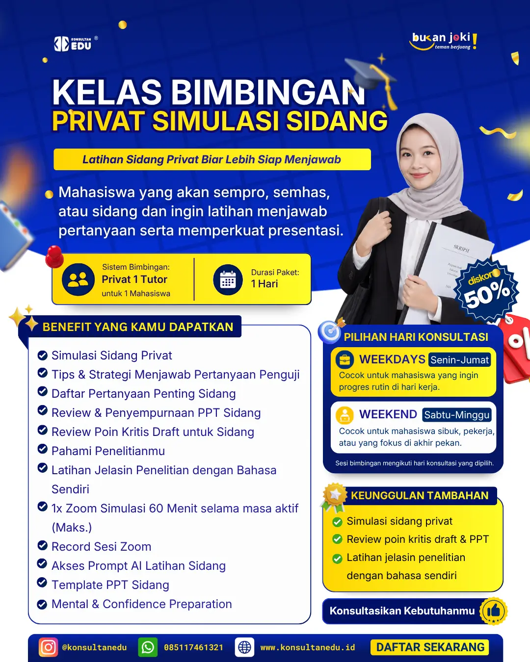 Promo Kelas Bimbingan Privat Simulasi Sidang