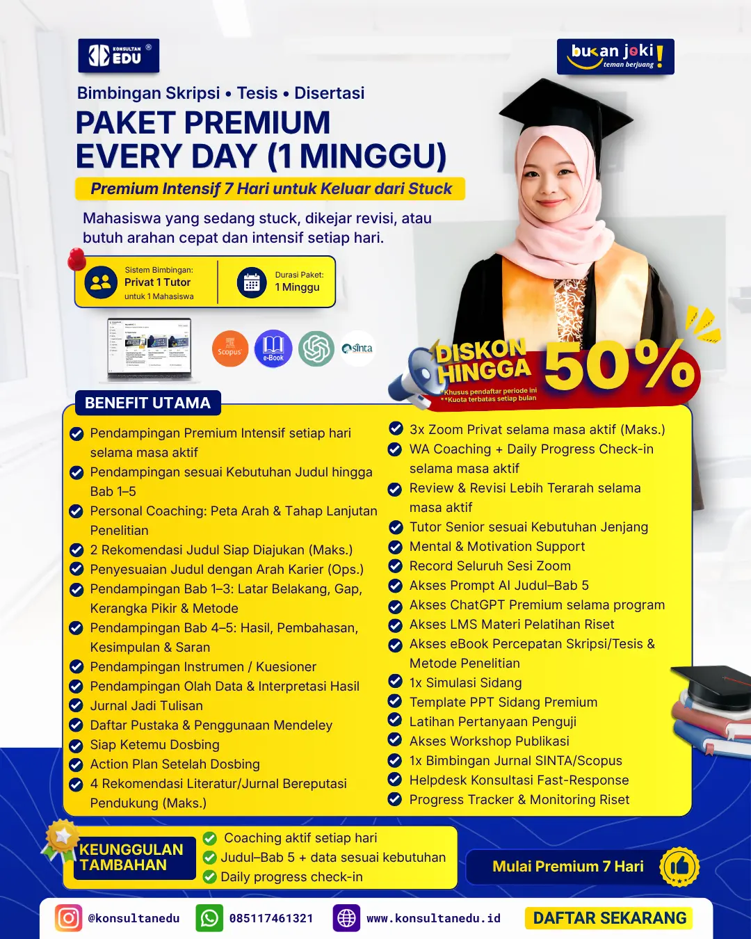 Promo Kelas Everyday Premium (1 Minggu)
